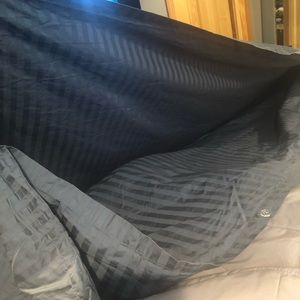 Blue/gray duvet